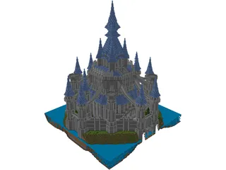 Zelda Castle 3D Model