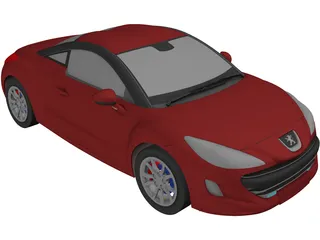 Peugeot 307 RCZ 3D Model