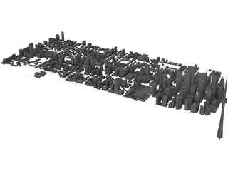Toronto City Block 3D Model