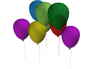 Balloons 3D Model