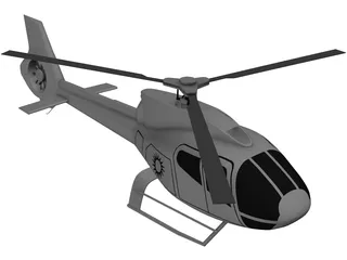 Eurocopter EC-120B Colibri 3D Model