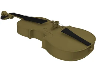 Violin 3D Model