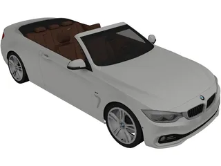 BMW 4-Series 435i Convertible [F32] (2014) 3D Model