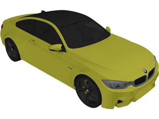 BMW M4 Coupe (2015) 3D Model