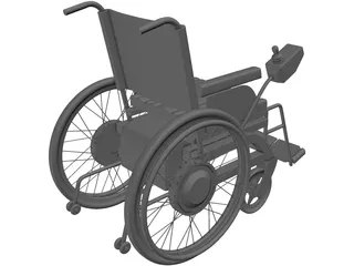 Wheelchair Electro 3D Model