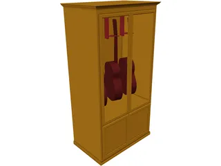 Guitar Cabinet 3D Model