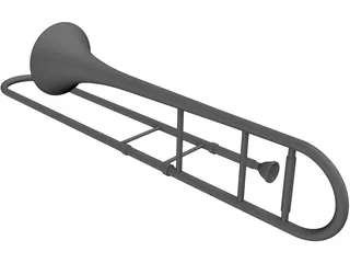 Trombone 3D Model