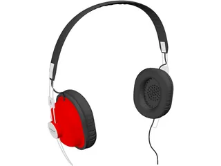 Panasonic Headphones RP-HTX7E 3D Model