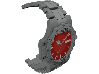 Sport Watch 3D Model