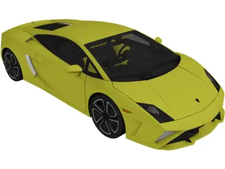 Lamborghini Gallardo LP560-4 (2013) 3D Model