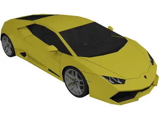 Lamborghini Huracan LP610-4 (2015) 3D Model