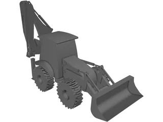 Excavator 3D Model