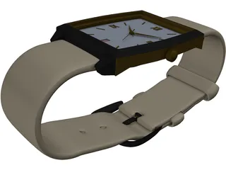 Wrist Watch 3D Model