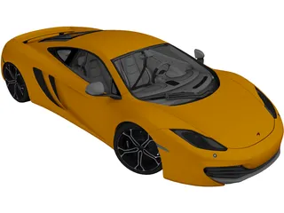 McLaren MP4-12C (2012) 3D Model