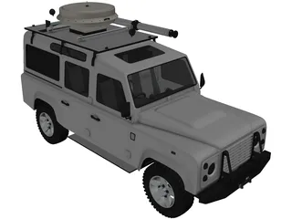 Land Rover Custom 3D Model