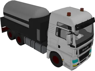 Man TGX 6X2 Bleding (2013) 3D Model