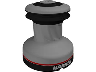 Winch Harken 20STA 3D Model