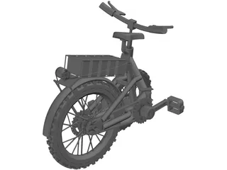 Bicycle Folding 3D Model