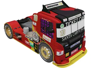 Scania G470 Ticket Car Corinthians Motorsport 3D Model