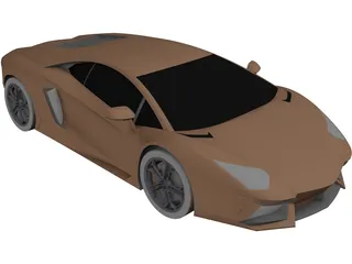 Lamborghini Aventador 3D Model