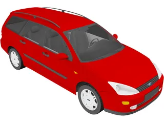 Ford Focus Wagon (1998) 3D Model