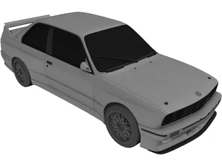 BMW M3 Sport Evo (1990) 3D Model