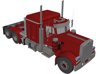 Peterbilt 353 Western Live 3D Model