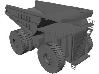 Caterpillar 797B Mining Haul Truck 3D Model