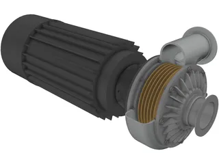 Tesla Motor 3D Model