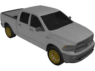 Dodge Ram 1500 (2013) 3D Model