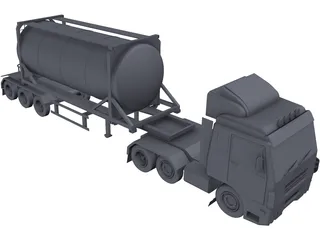 Iveco Tanker Truck 3D Model