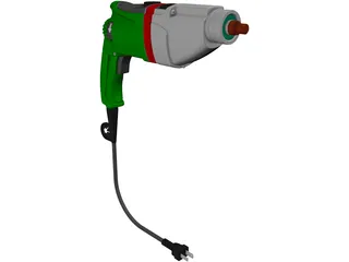 Power Drill Metabo SBE 1010 Plus 3D Model