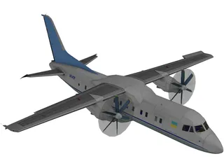 Antonov An-140 3D Model