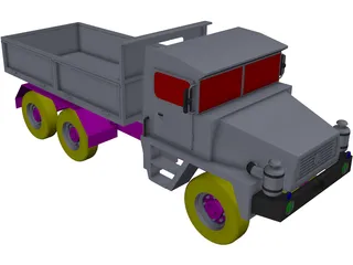 Dumper Truck 3D Model