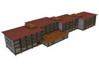 Hotel Smolyan Bulgaria 3D Model