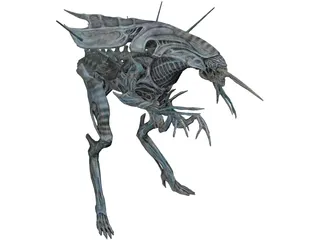 Alien Queen 3D Model