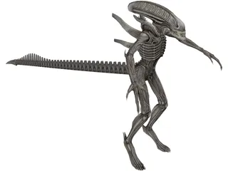 Alien Warrior 3D Model