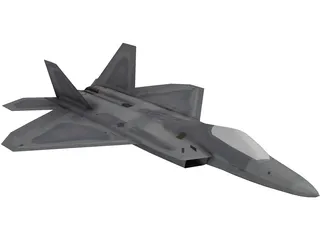 F/A-22 Raptor 3D Model