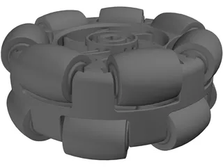 Omni Wheel 4 inch 3D Model