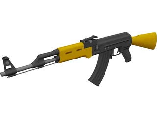 AK-47 3D Model