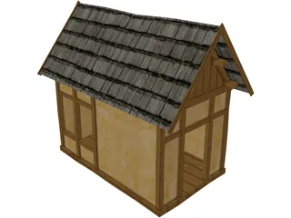 Medieval Building 3D Model