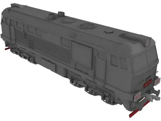 M62 Locomotive 3D Model