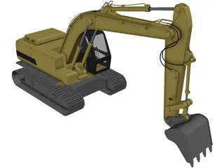 Excavator 3D Model