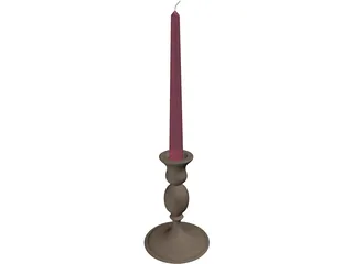 Candle 3D Model