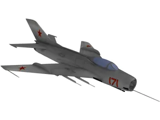 MiG-19 3D Model