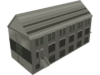 Factory House 3D Model