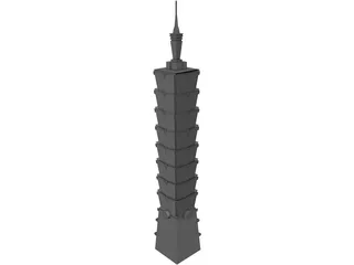 Taipei Tower 3D Model