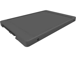 Slim SSD 3D Model