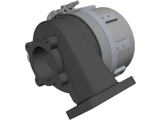 Aerocharger 3D Model