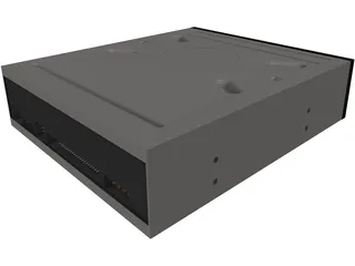 5.25 DVD Burner 3D Model